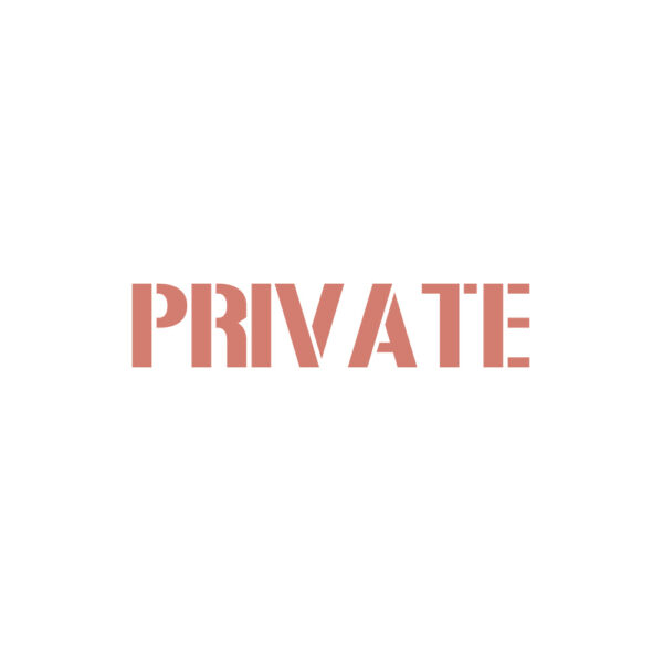 ステンシル　PRIVATE